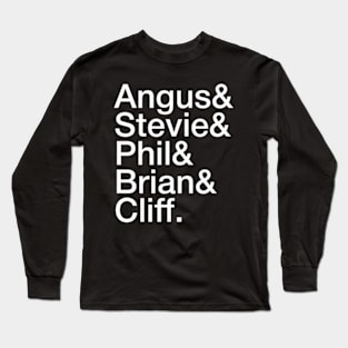 Angus Stevie Phil Brian & Cliff Long Sleeve T-Shirt